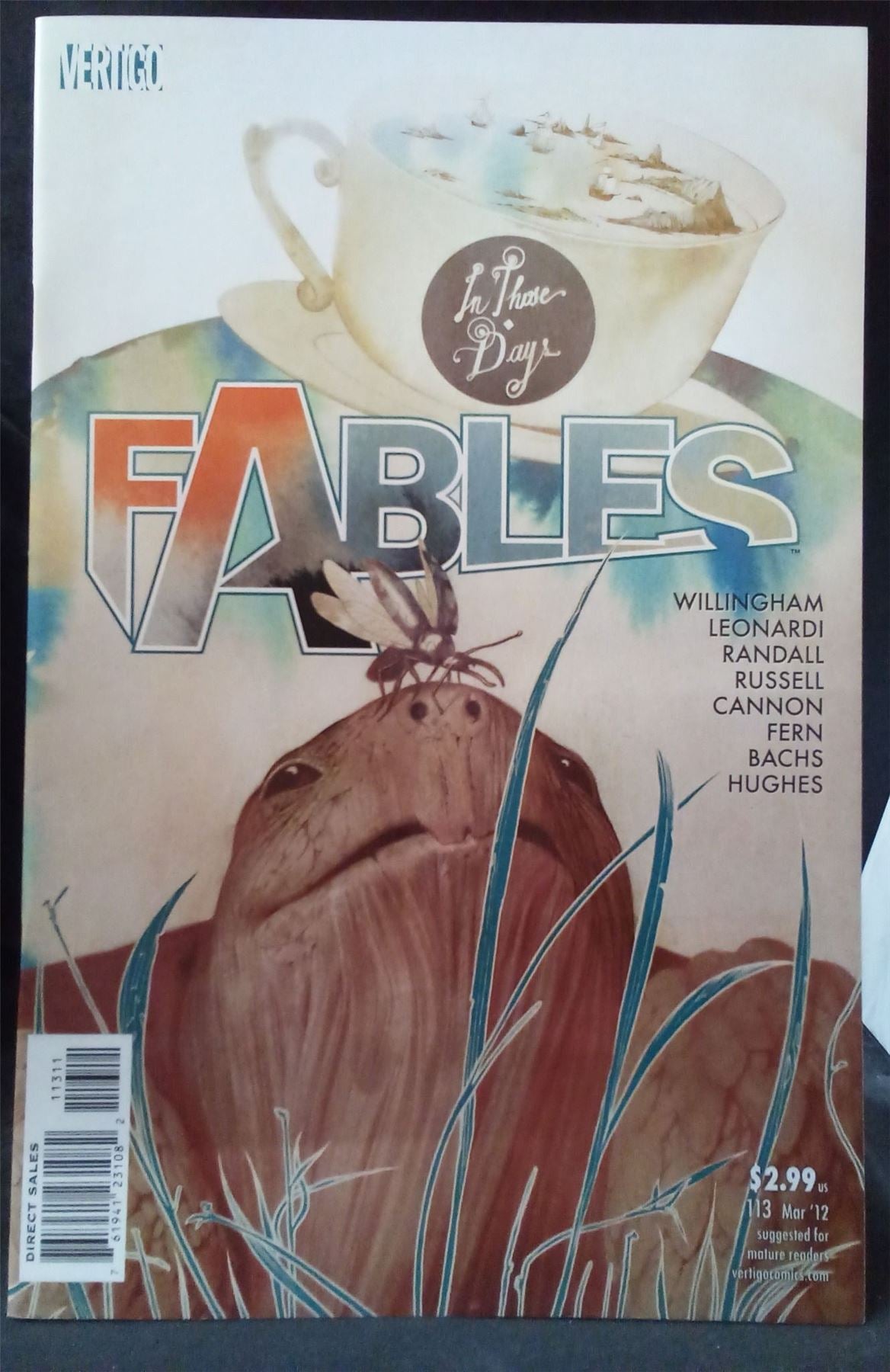 Fables #113 2012 vertigo Comic Book