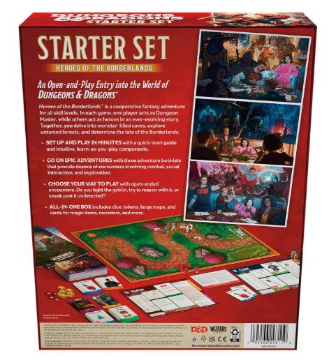 D&D, 5e: Starter Set- Heroes of the Borderlands By Wizards of the Coast Table Top Game