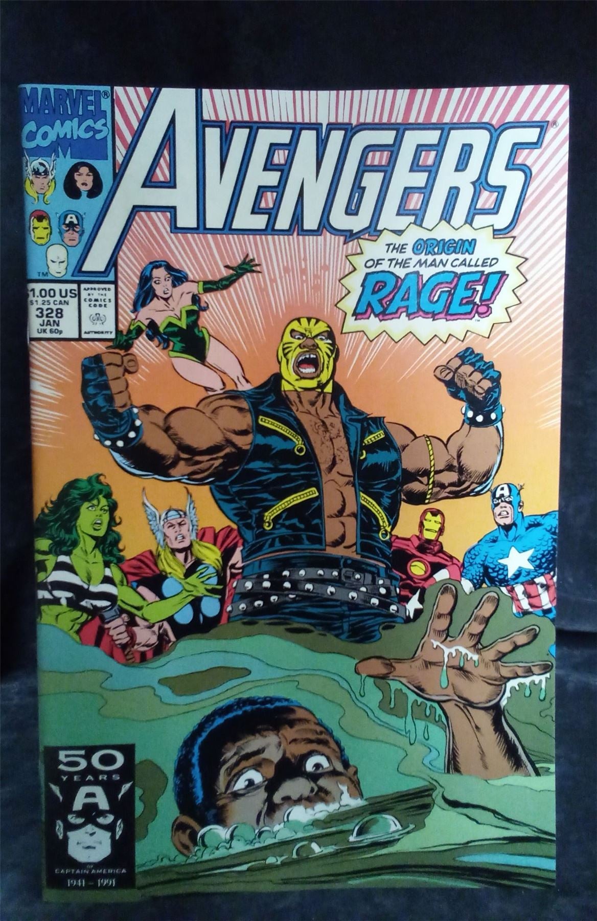 The Avengers #328 1991 Marvel Comics Comic Book