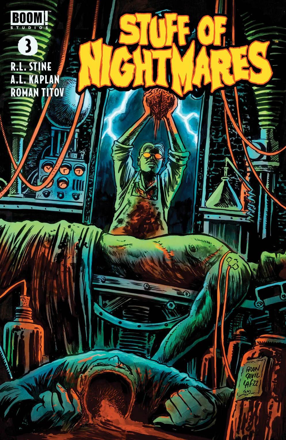 Stuff Of Nightmares #3 (of 4) Cvr A Francavilla Boom! Studios Comic Book