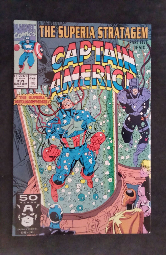 Captain America #391 1991 marvel Comic Book