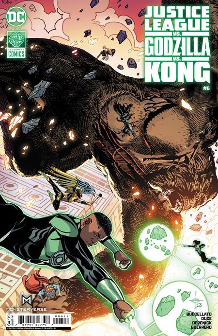 Justice League Vs Godzilla Vs Kong #6 (of 7) Cvr A Drew Edward Johnson DC Comics Comic Book