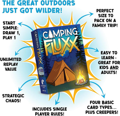 Fluxx- Camping Fluxx Board Game by Looney Labs