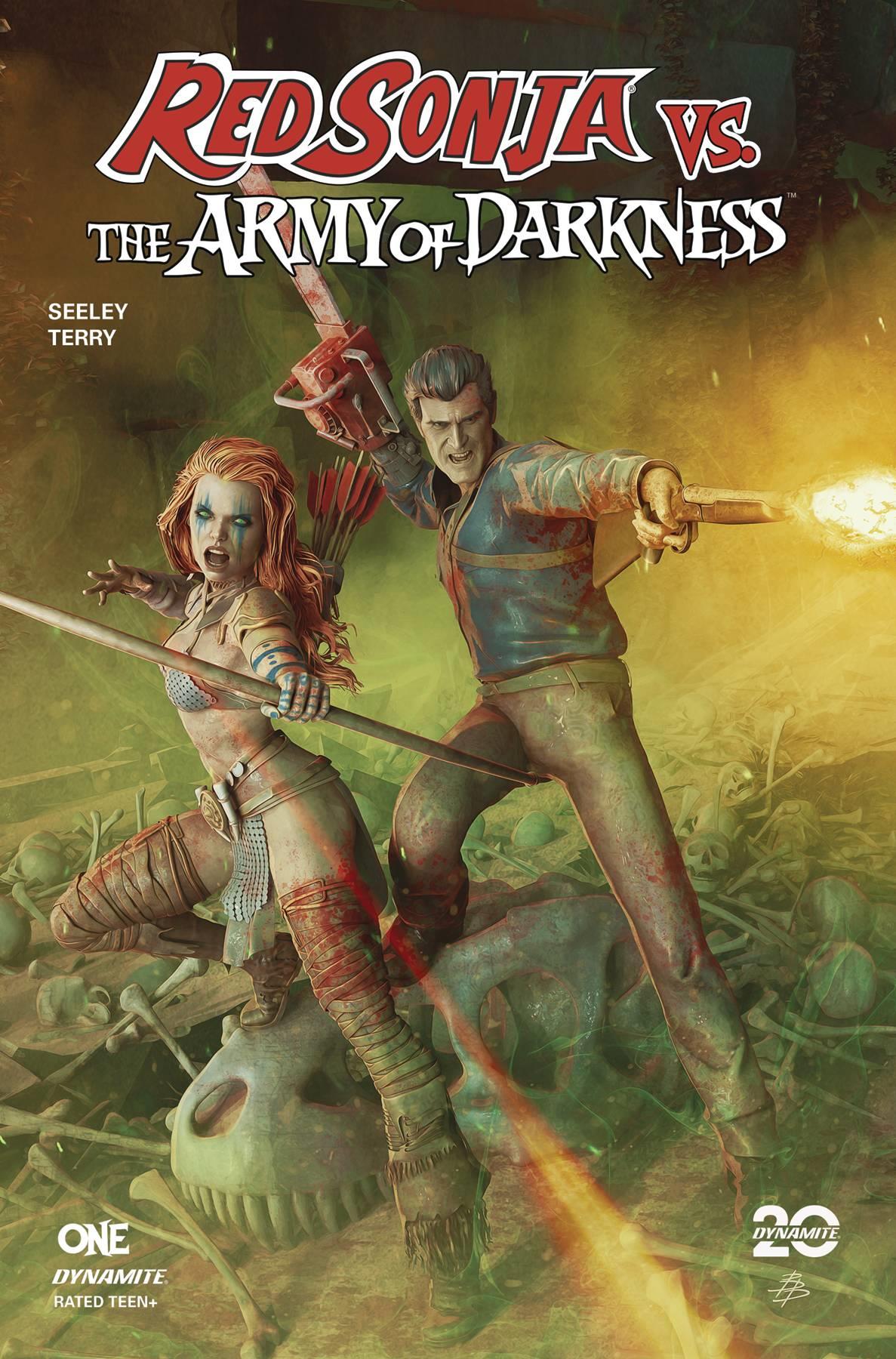 Red Sonja Vs Aod #1 Cvr A Barends Dynamite Comic Book