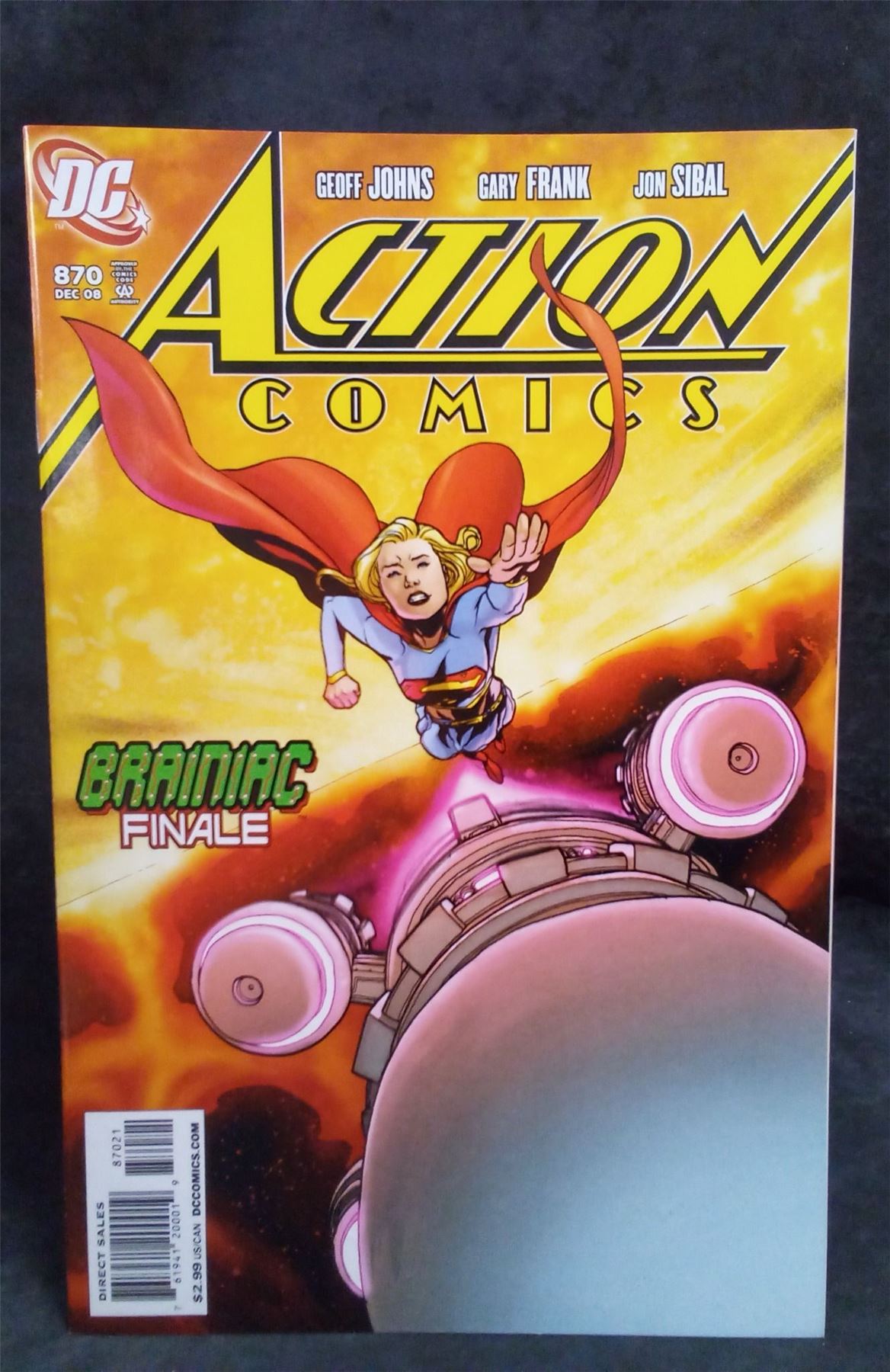 Action Comics #870 Kubert Cover 2008 DC Comics Comic Book