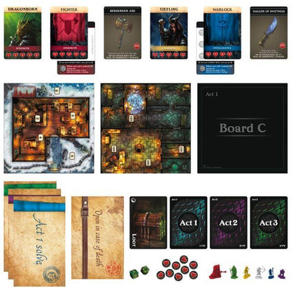Dungeons & Dragons Bedlam in Neverwinter Game By Hasbro Board Game