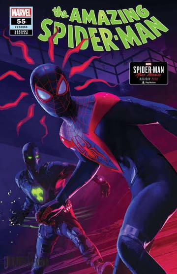 Amazing Spider-man #55 Horton Spider-man Miles Morales Var L Marvel Comics Comic Book