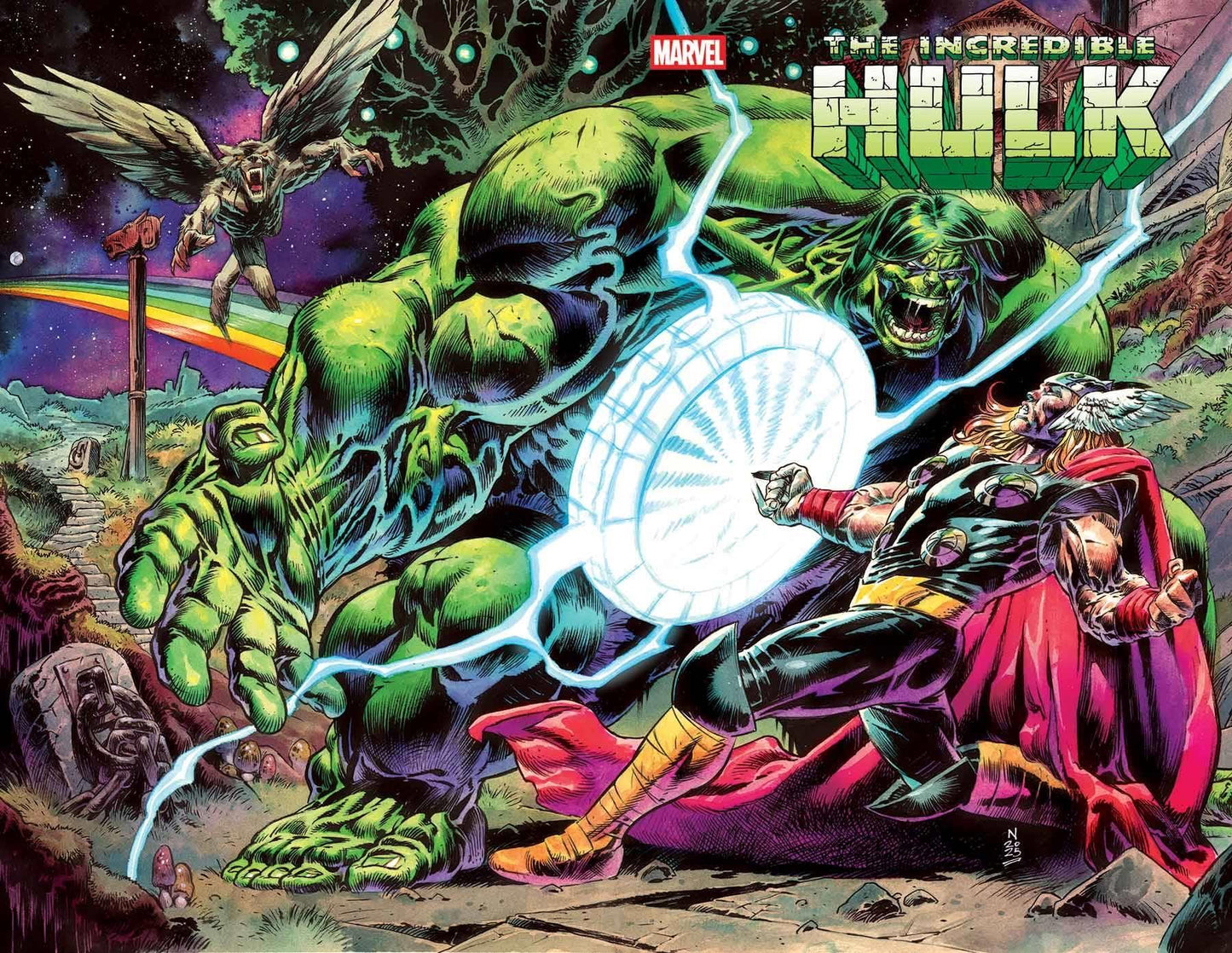 Incredible Hulk #25 Wraparound Cvr Wraparound Cvr Marvel Prh Comic Book 2025