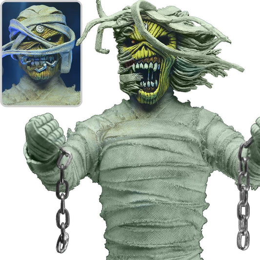 Iron Maiden Powerslave Mummy Eddie 8-Inch Clothed Action Figure By NECA