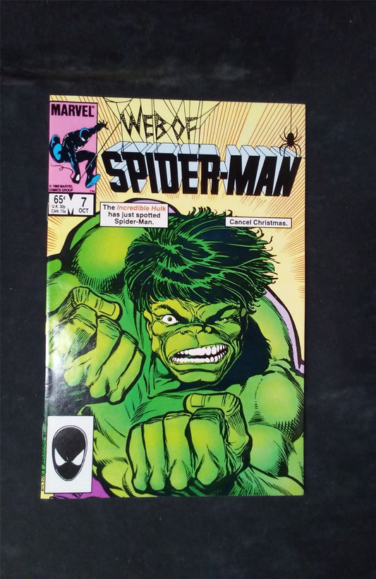 Web of Spider-Man #7 Direct Edition 1985 marvel Comic Book