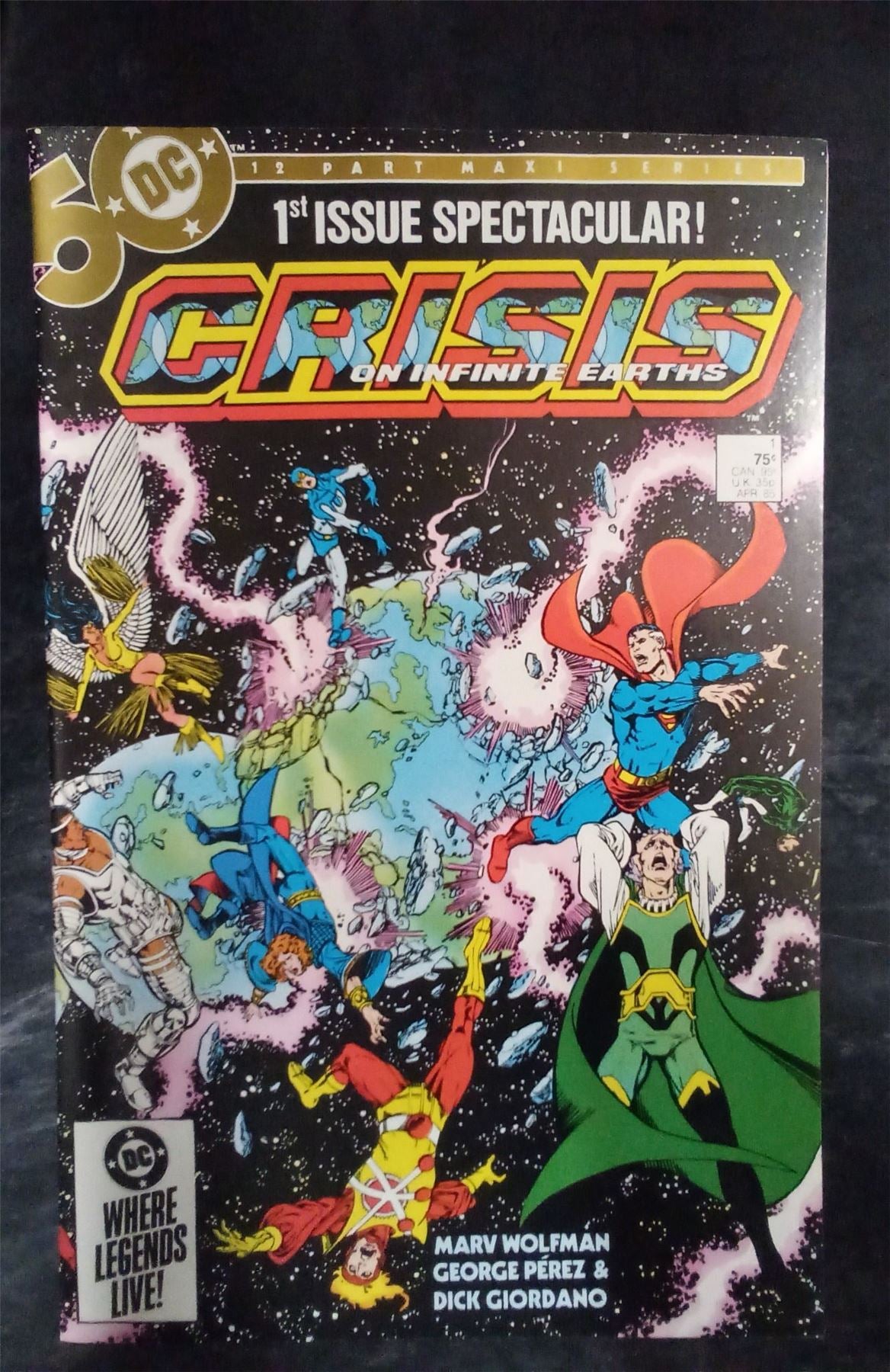 Crisis on Infinite Earths #1 1985 DC Comics Comic Book
