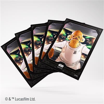 Star Wars Unlimited Premium Art Sleeve Admiral Ackbar 60 Standard By Gamegenic