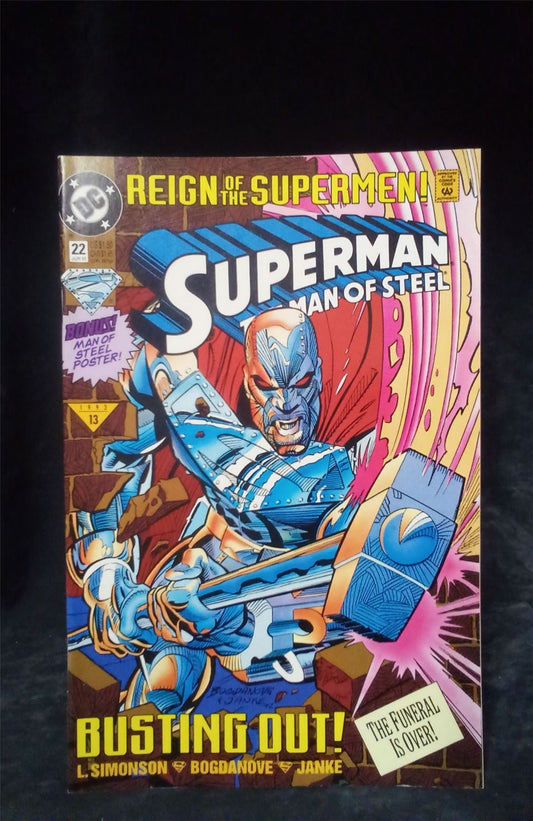 Superman: The Man of Steel #22 1993 DC Comics Comic Book
