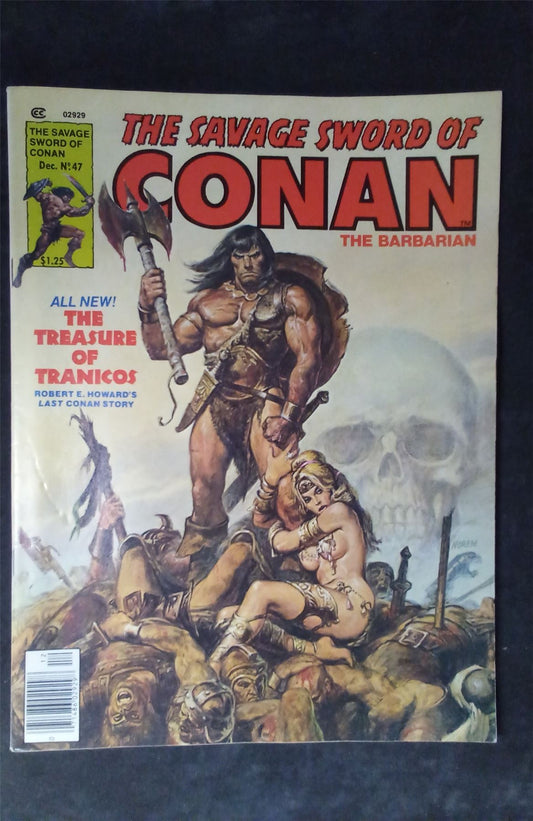 The Savage Sword of Conan #47 1979 marvel Comic Book