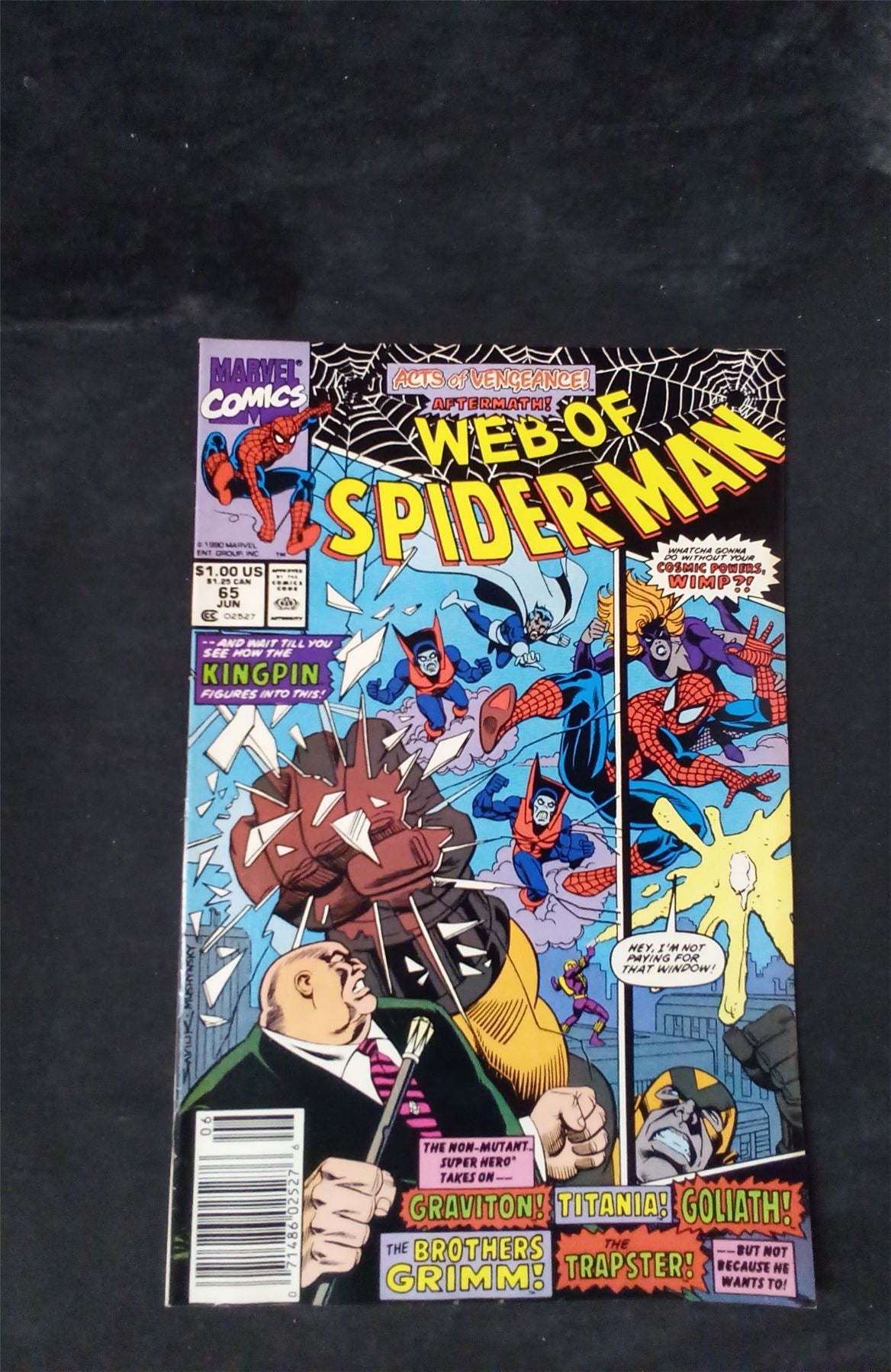 Web Of Spider-Man #65 Marvel Comics Comic Book