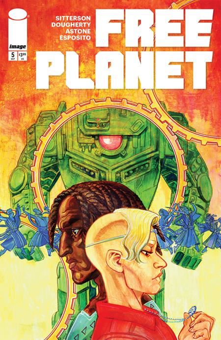 Free Planet #5 Cvr B Jed Dougherty Green Var Image Comics Comic Book
