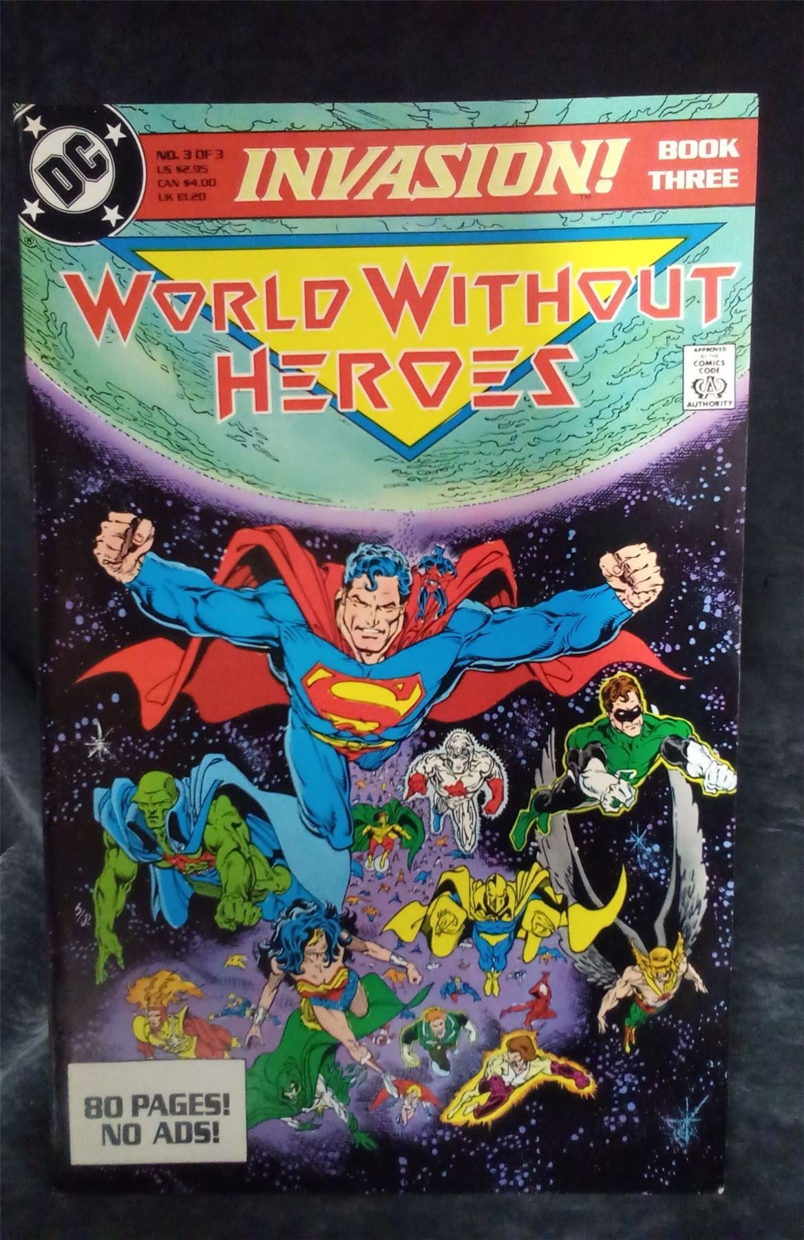 Invasion #3 1989 DC Comics Comic Book
