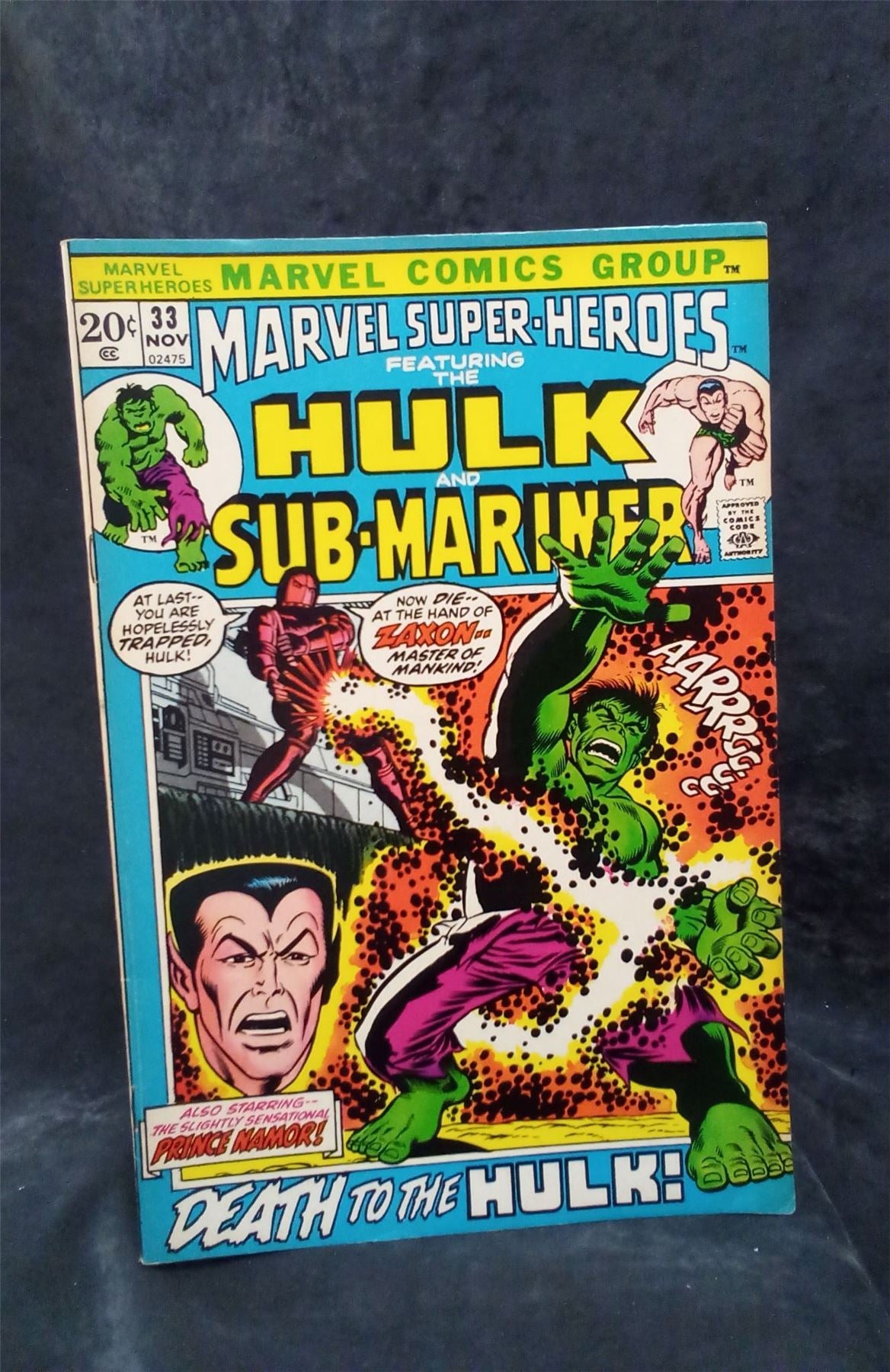 Marvel Super-Heroes #33 1972 Marvel Comics Comic Book