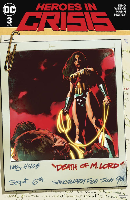 Heroes In Crisis #3 (Var Ed) DC Comics Comic Book