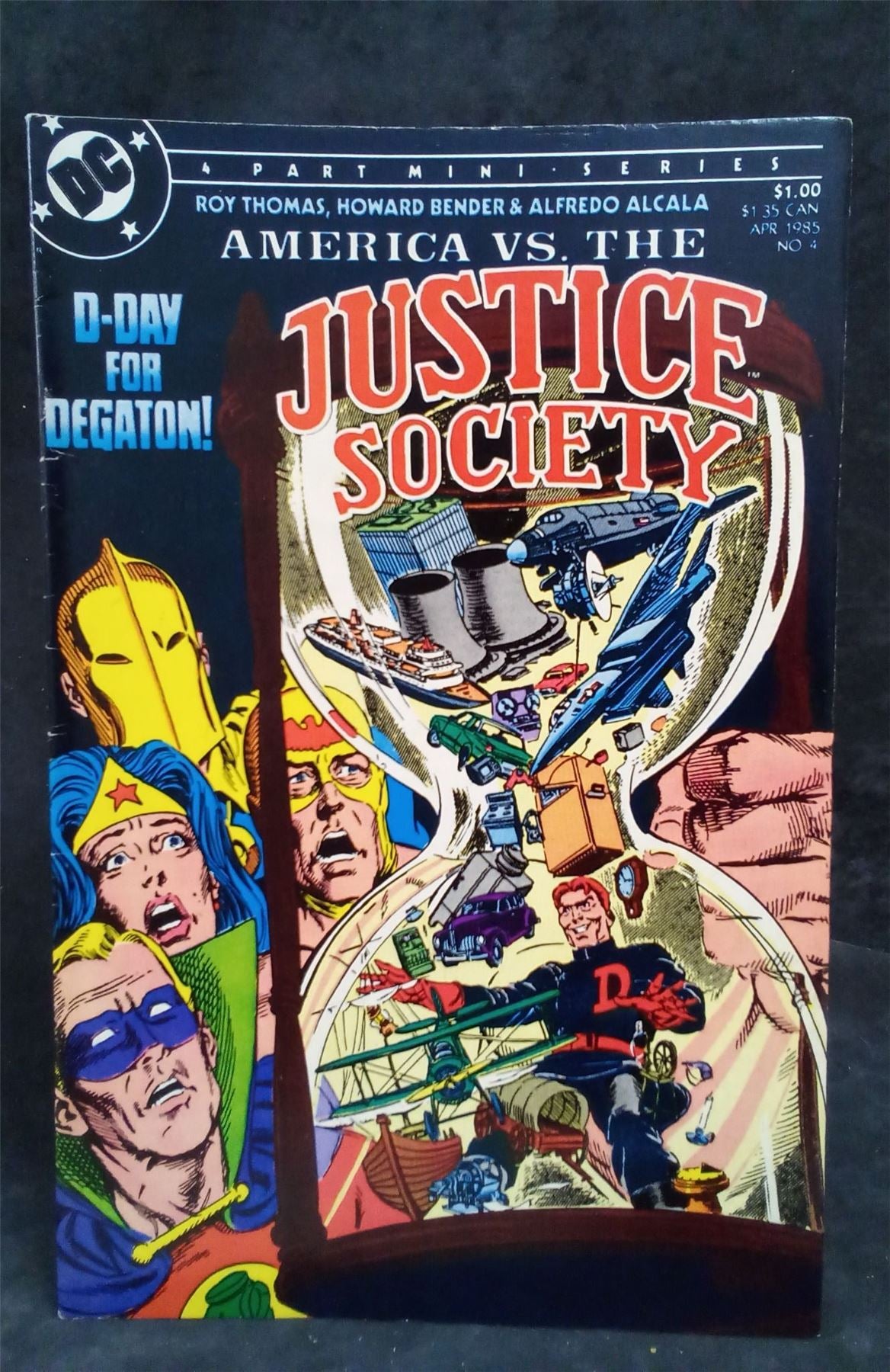 America vs. the Justice Society #4 1985 DC Comics Comic Book