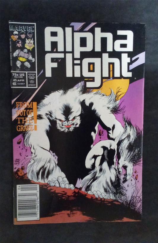 Alpha Flight #45 1987 marvel Comic Book