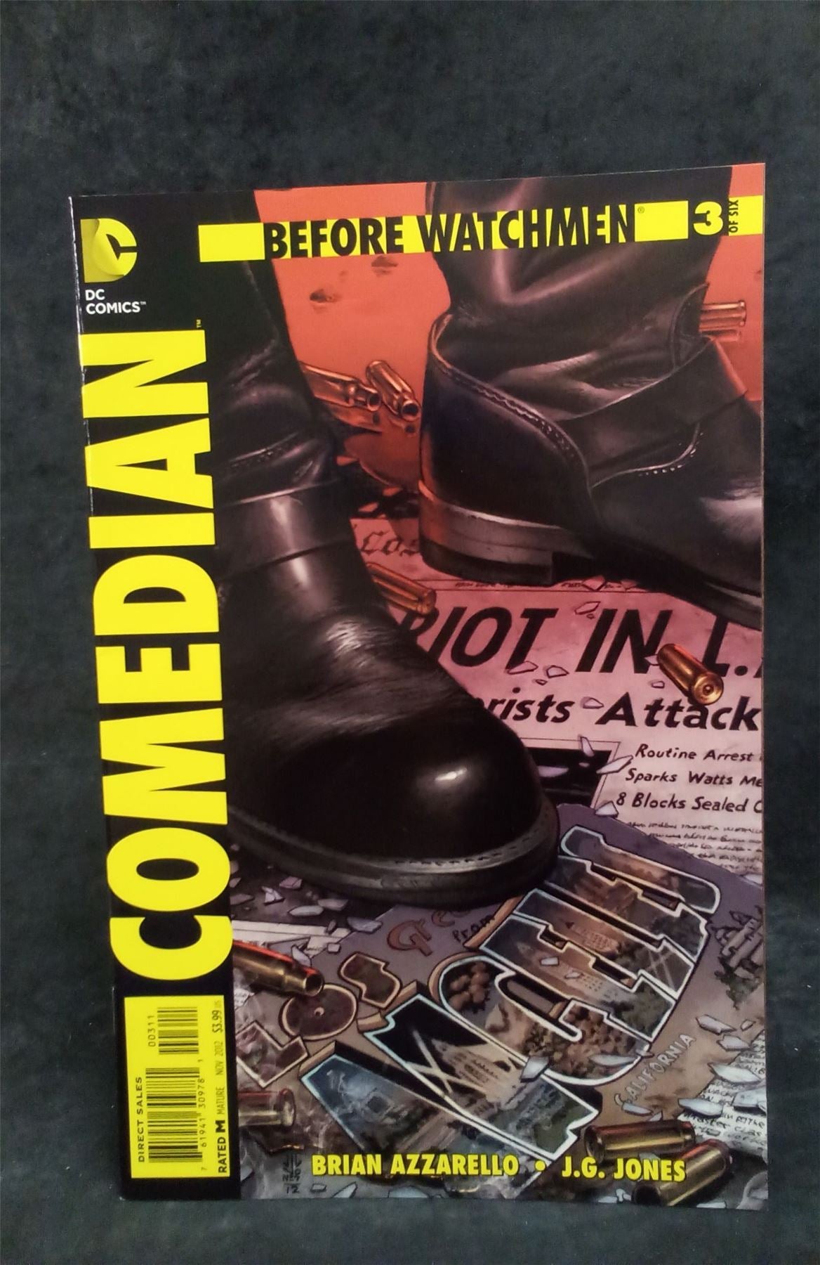 Before Watchmen: Comedian #3 2012 DC Comics Comic Book