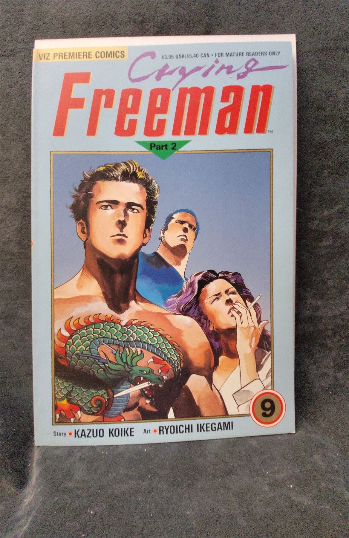 Crying Freeman Part 2 #9 1990 viz Comic Book