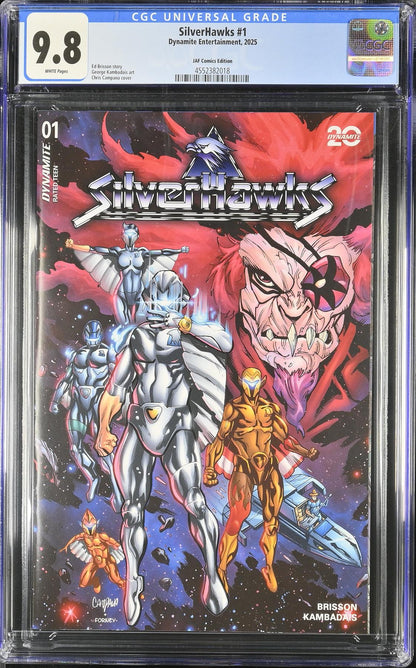 Silverhawks #1 JAF Exclusive CGC 9.8 Graded Comic Book