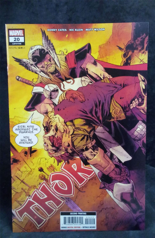 Thor #20 Second Print Cover 2022 Marvel Comics Comic Book