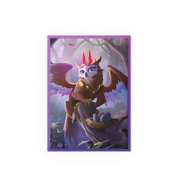 Dragon Shield Sleeves: Standard- Brushed 'Spirit Animals- The Dragowlis' Art, Limited Edition (100 ct.) By Arcane Tinmen