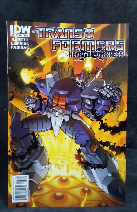 The Transformers: Heart of Darkness #2 Cover B 2011 IDW Comic Book
