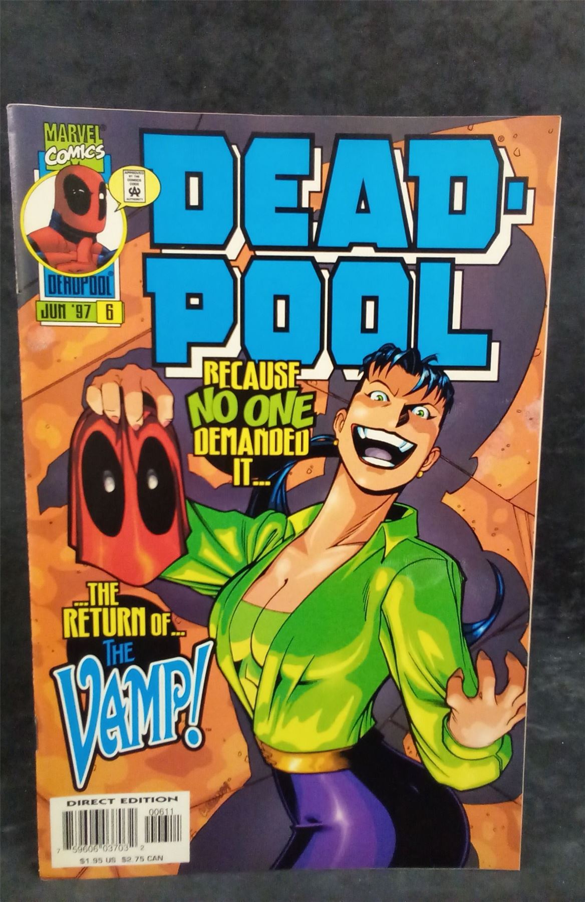 Deadpool #6 1997 Marvel Comics Comic Book
