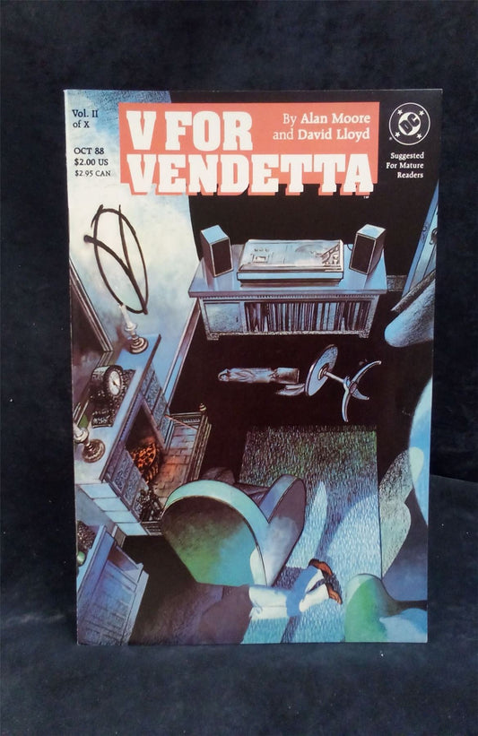 V for Vendetta #2 1988 DC Comics Comic Book