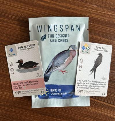 Wingspan Fan-Designed Birds of Continental Europe Pack Set 1 Board Game by Stonemaier Games