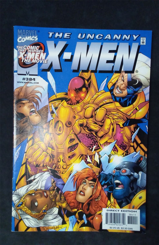 The Uncanny X-Men #384 Direct Edition 2000 marvel Comic Book