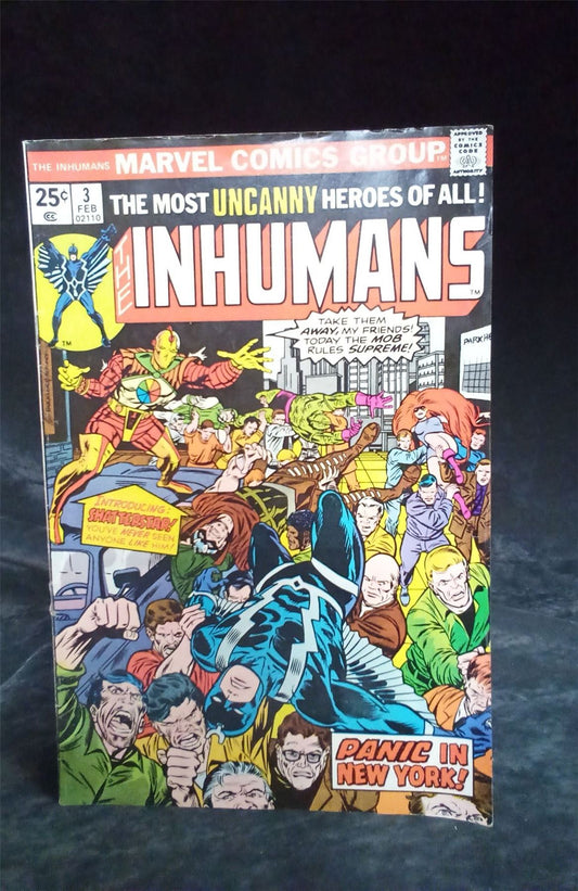 The Inhumans #3 1976 marvel Comic Book