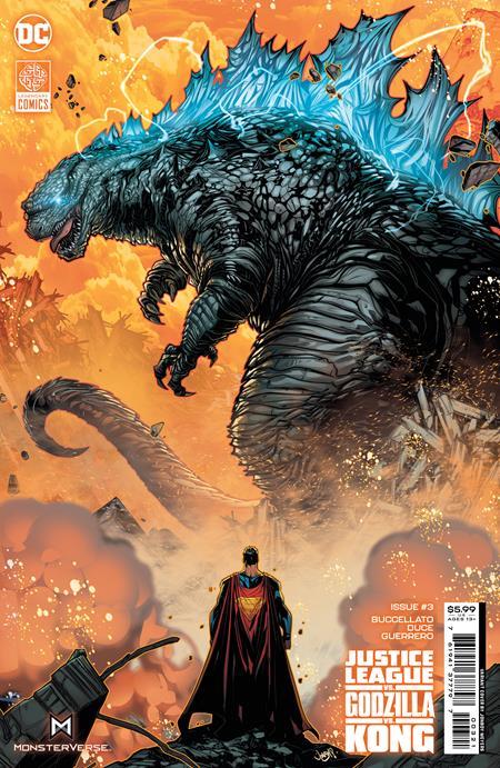 Justice League Vs Godzilla Vs Kong #3 (of 7) Cvr B Jonboy Meyers Card Stock Var DC Comics Comic Book