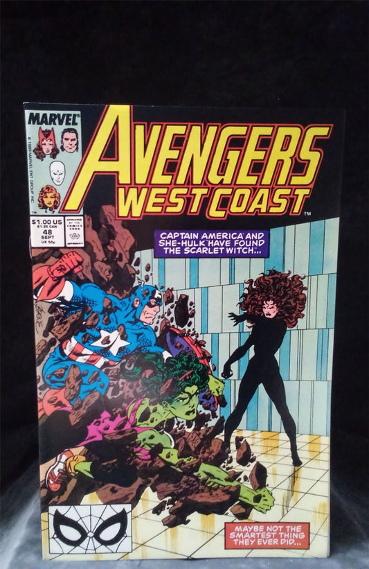 Avengers West Coast #48 1989 Marvel Comics Comic Book