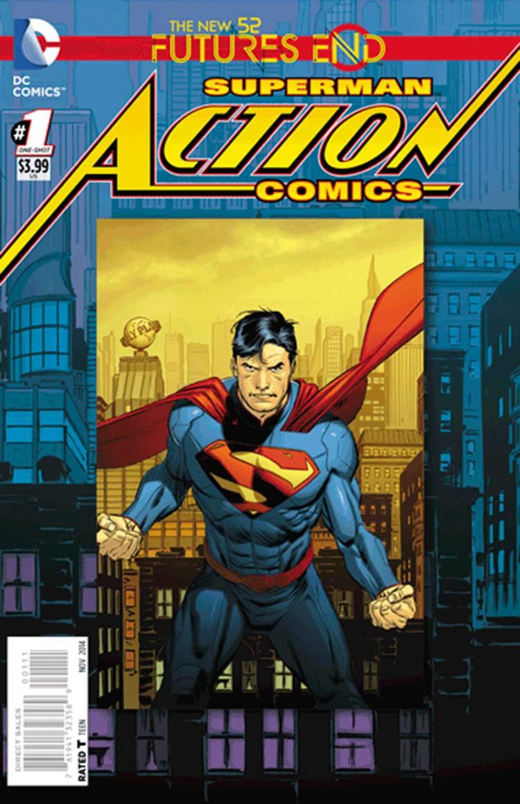 Action Comics Futures End #1 3D DC Comics Comic Book