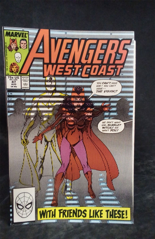 Avengers West Coast #47 1989 Marvel Comics Comic Book
