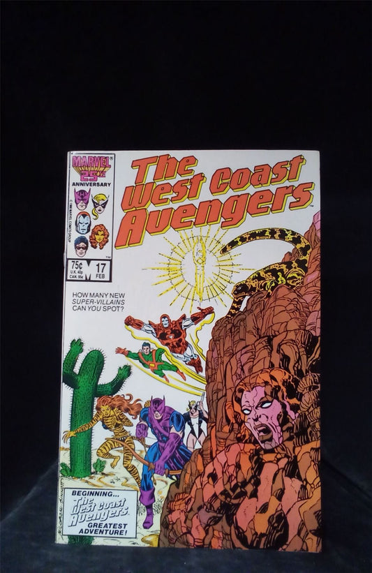 West Coast Avengers #17 1987 Marvel Comics Comic Book