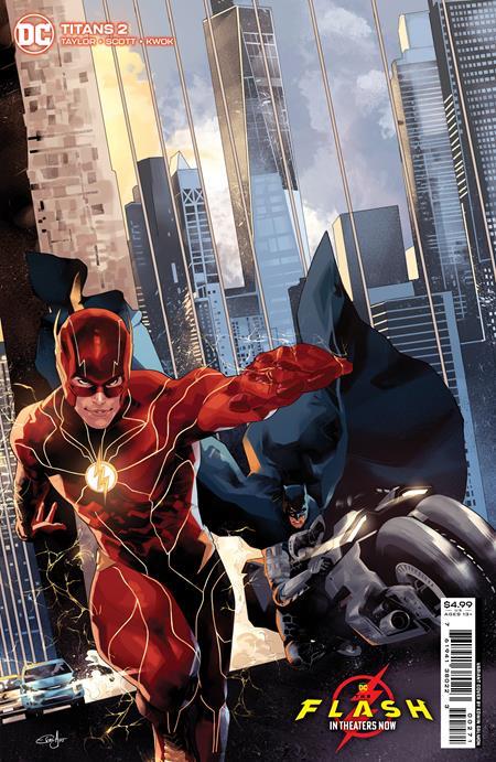 Titans #2 Cvr D Edwin Galmon The Flash Movie Card Stock Var DC Comics Comic Book