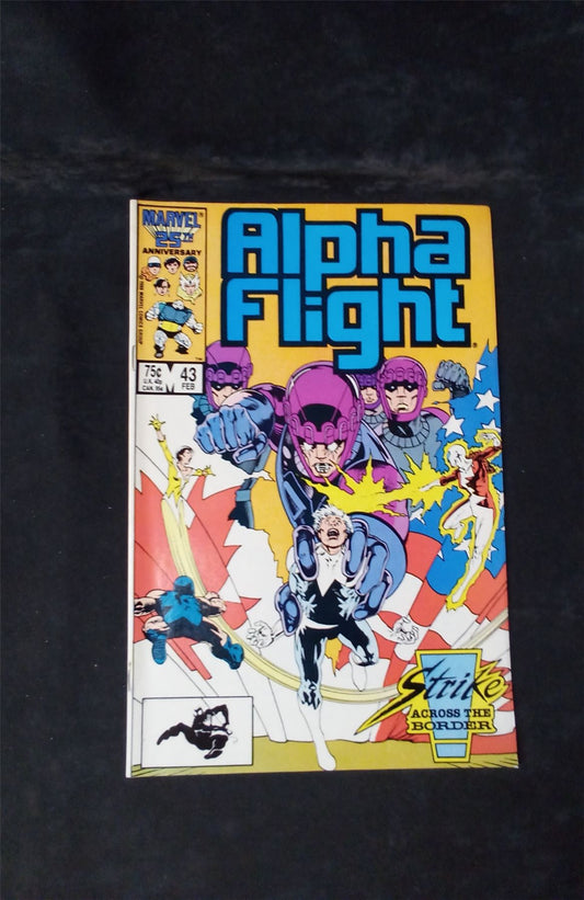 Alpha Flight #43 Direct Edition 1987 marvel Comic Book