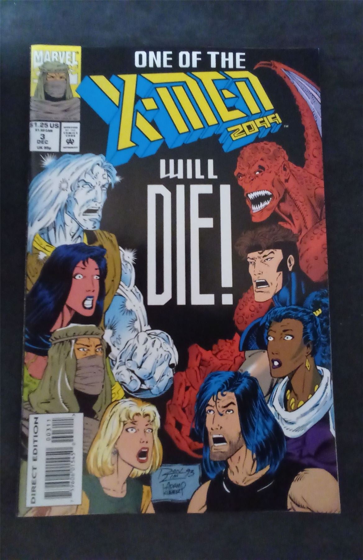 X-Men 2099 #3 1993 marvel Comic Book