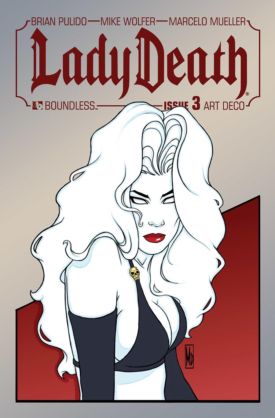 Lady Death (2010) Art Deco A Bag Set (5ct) (mr) (c: 0-1-2) Boundless Comics Comic Book