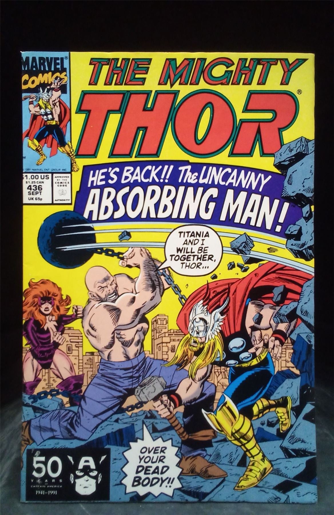The Mighty Thor #436 1991 Marvel Comics Comic Book