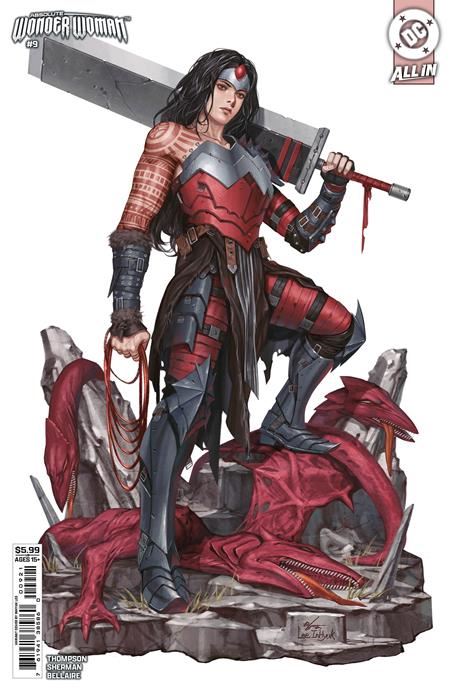 ABSOLUTE WONDER WOMAN #9 CVR B INHYUK LEE CARD STOCK VAR  DC Comics Comic Book 2025