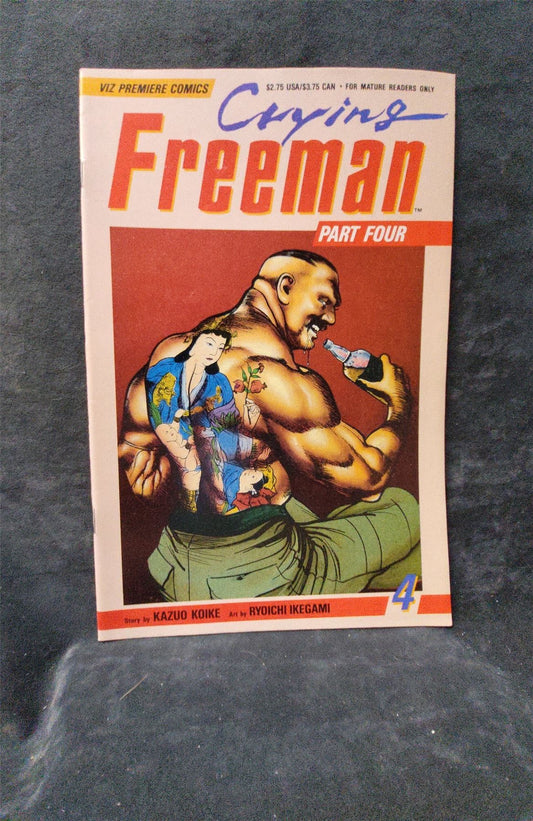 Crying Freeman Part 4 #4 1992 viz Comic Book