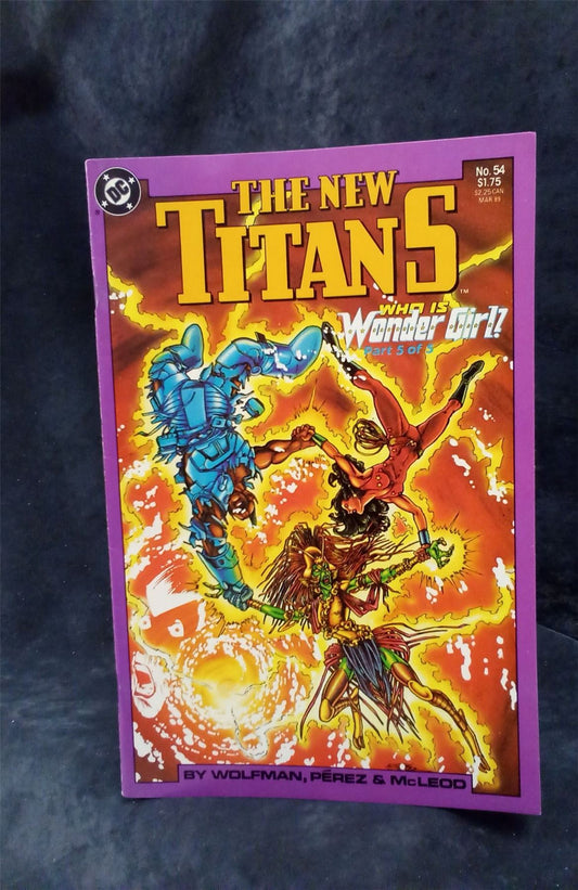 The New Titans #54 1989 DC Comics Comic Book