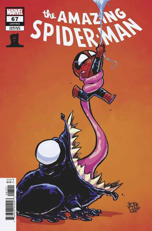 Amazing Spider-man #67 Skottie Young 8 Deaths Spider-man Var Skottie Young 8 Deaths Spider-man Var Marvel Prh Comic Book 2025